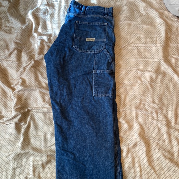 Wrangler Fleece Lined Work Pants 34x32 - Picture 3 of 8